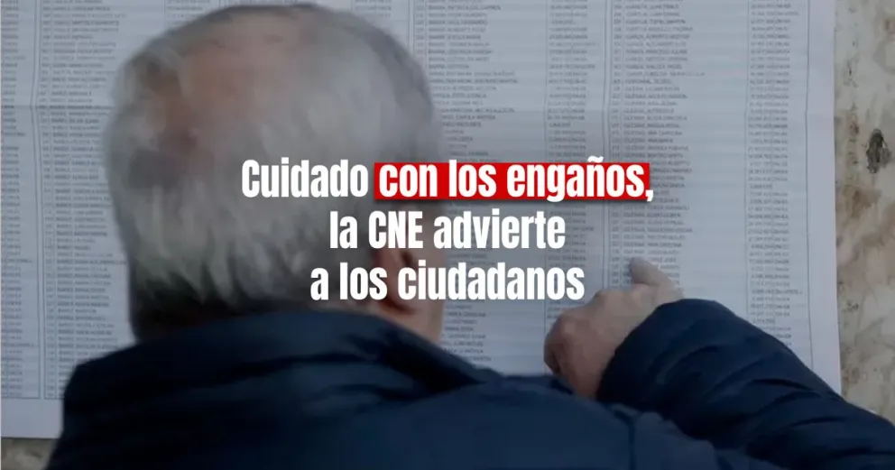 Elecciones: alerta por un falso sitio web para consultar "dónde voto"