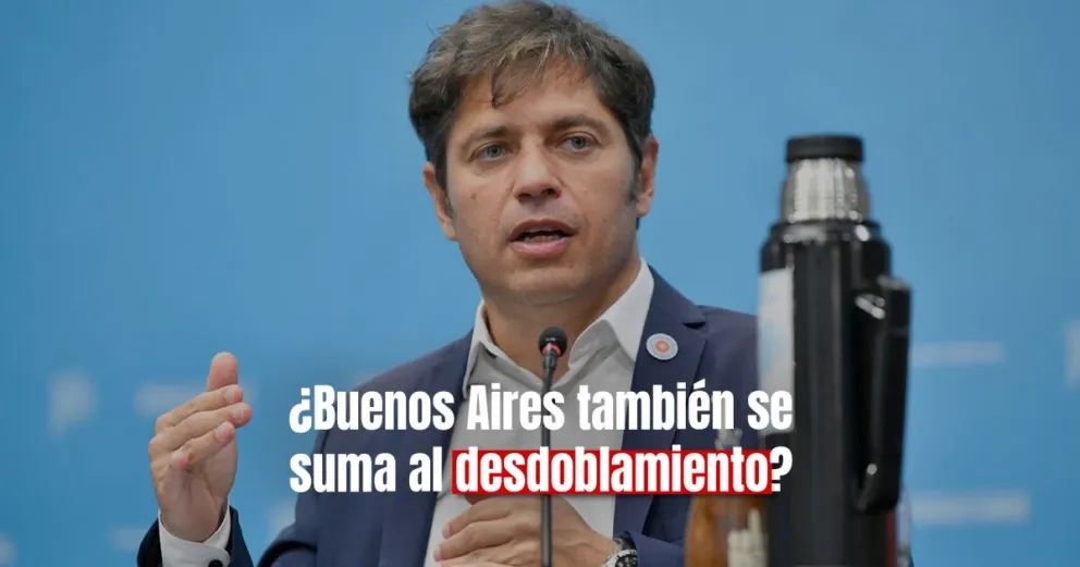 Kicillof no descartó desdoblar las elecciones en Provincia de Buenos Aires
