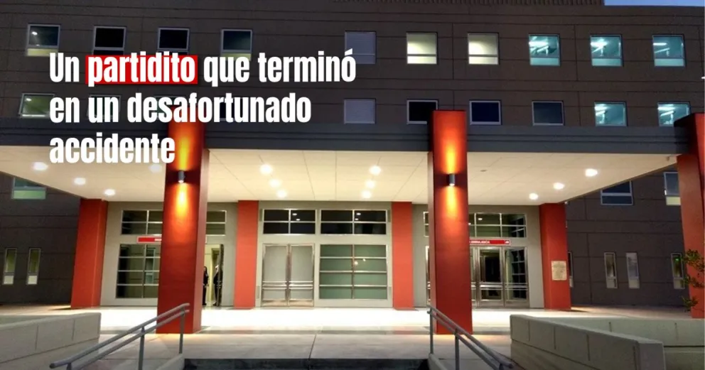Un chico de 15 años sufrió la amputación de un dedo mientras jugaba al fútbol
