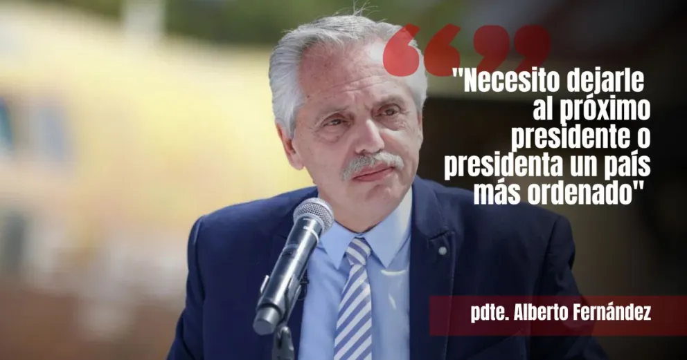 Alberto Fernández habló sobre sus aspiraciones en los últimos meses de mandato 