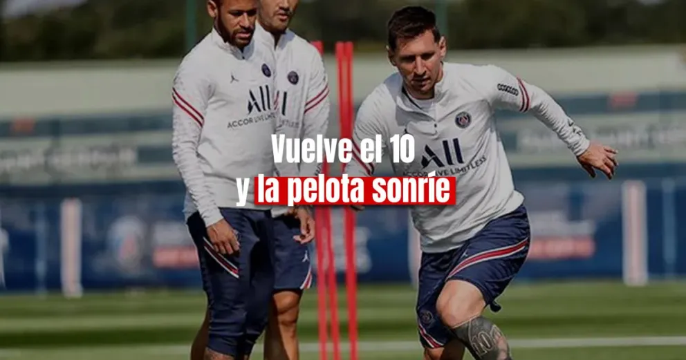Lionel Messi regresa al equipo titular del PSG 