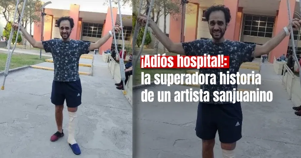 Se accidentó camino a la FNS, estuvo 101 días internado y ahora le dieron el alta