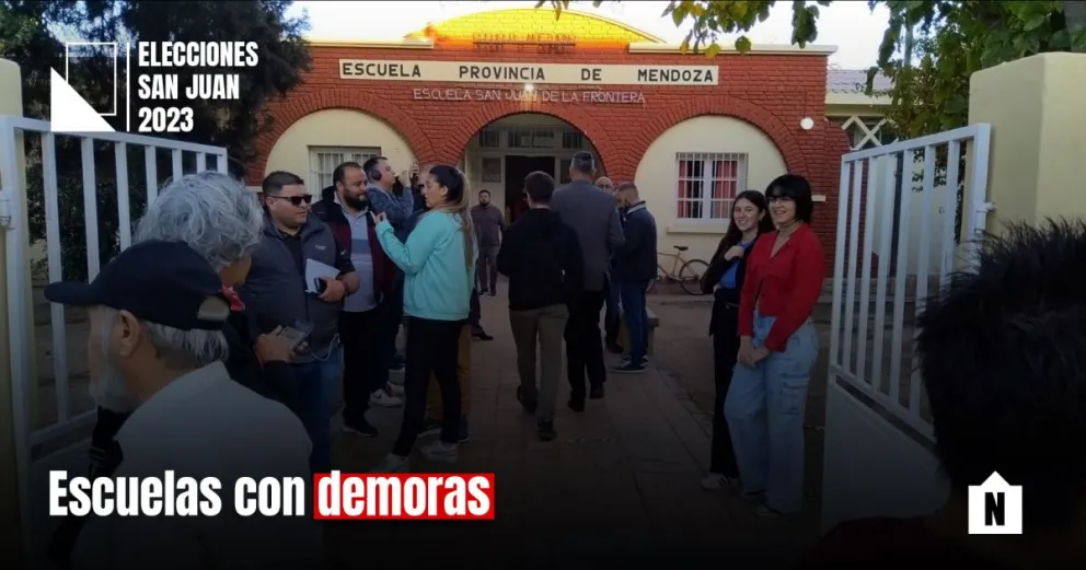 Algunas escuelas demoradas en la apertura de los comicios 