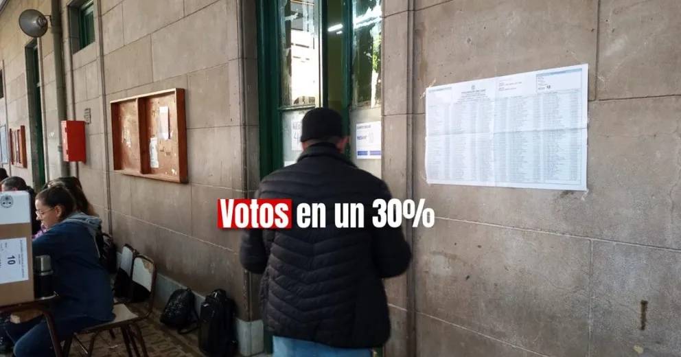 El 30% del padrón electoral ya votó