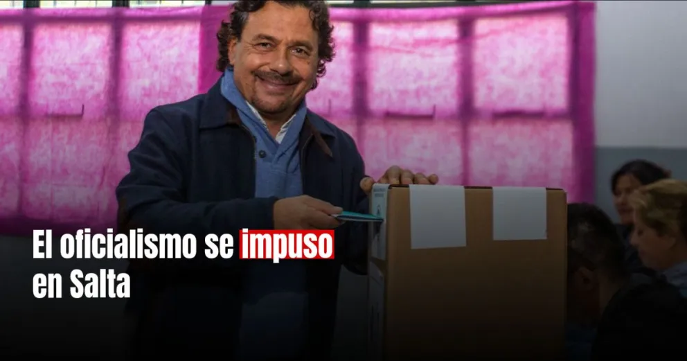 Salta: Gustavo Saenz se impuso con amplia mayoria 