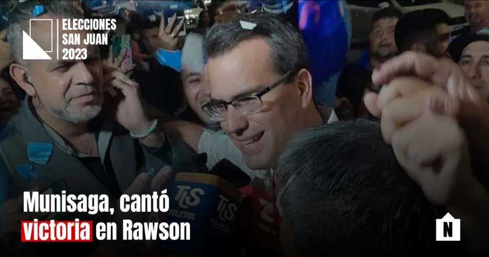 Carlos Munisaga festejó en Rawson con una contundente victoria