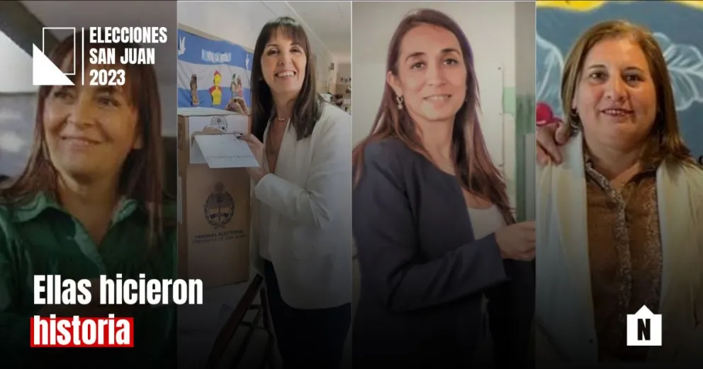 Histórico: San Juan tiene cuatro intendentas 