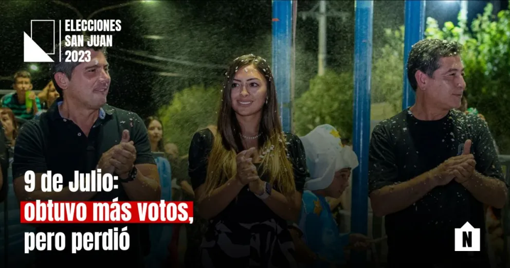 Emelí Nuñez, candidata de Orrego, fue la más votada en 9 de Julio, pero su agrupación perdió