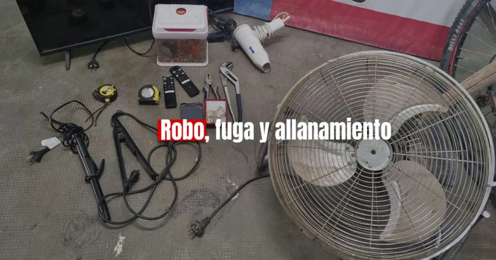 Policías lograron dar con elementos robados en un allanamiento 