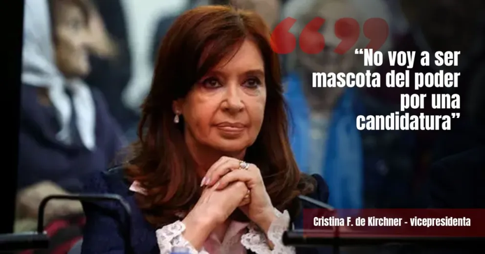 Cristina Fernández de Kirchner ratificó que no será candidata