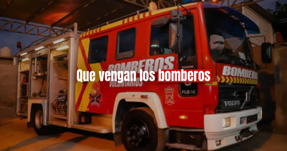 Un auto se prendió fuego por una falla eléctrica 