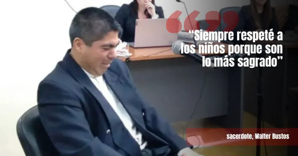 Walter Bustos: “Me duele la traición y las mentiras, esto lo hicieron para tapar los abusos de F.”