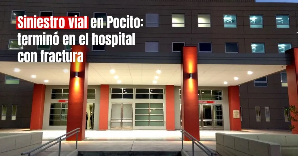 Siniestro vial: término herido tras chocar en moto con un auto