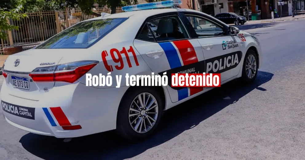 Un menor robó en una estética y fue detenido por la policía 