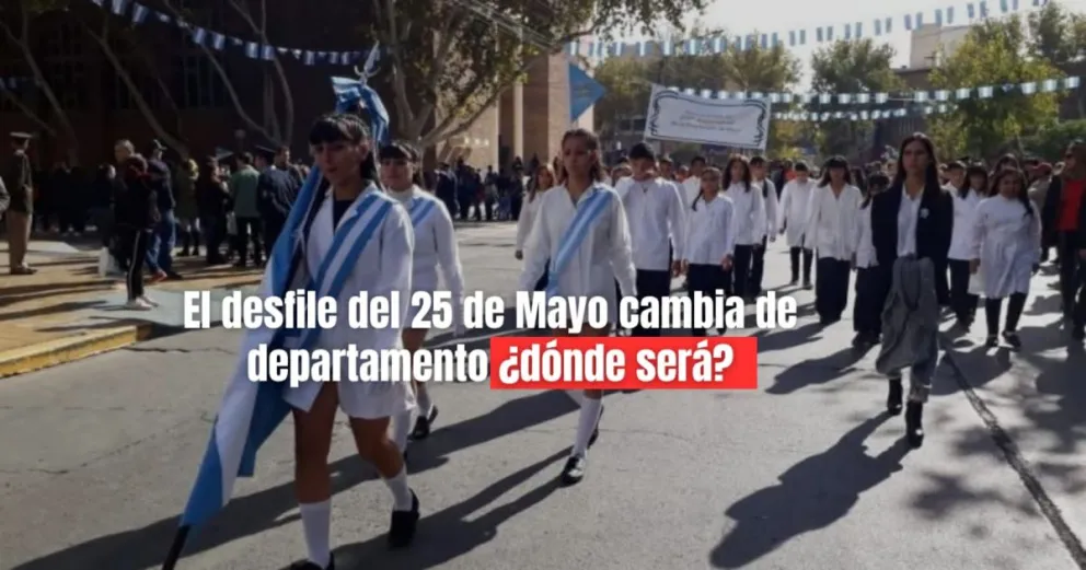 El desfile del 25 de Mayo que se realiza habitualmente en Capital, ahora cambia de departamento  
