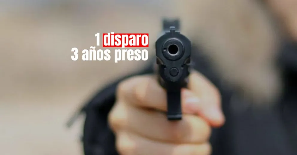 Tres años tras las rejas por dispararle en la pierna a un joven