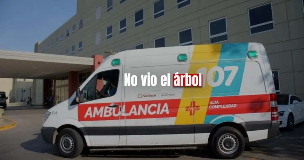 Un joven chocó un auto y terminó en el hospital
