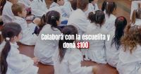 La Escuela Batalla de Suipacha realiza una colecta solidaria para comprar una heladera