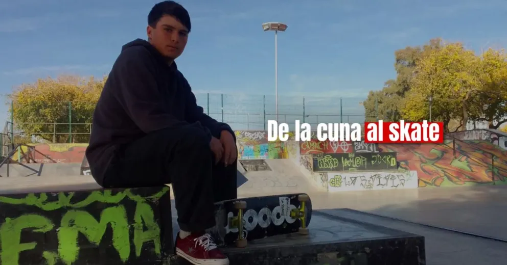 Valentino Damico: "Toda mi familia práctica skate, desde la cuna elegí esta disciplina"