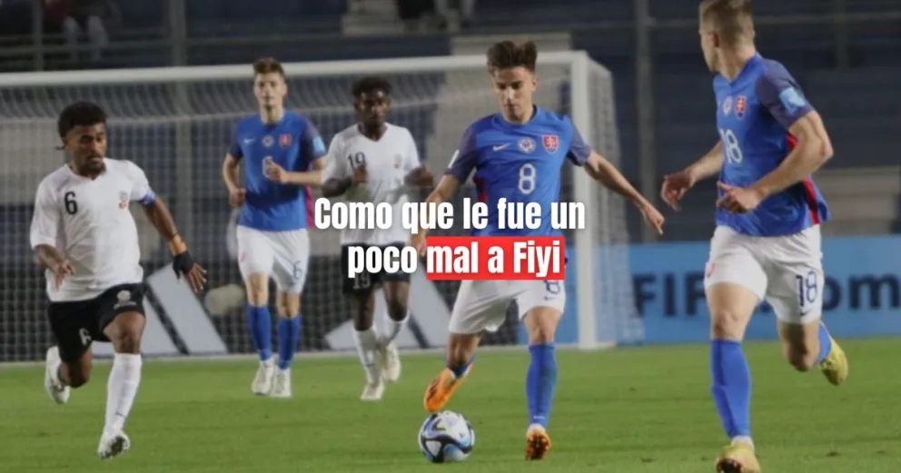 Fiyi no pudo con Eslovaquia: perdió 4 a 0
