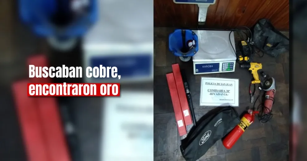 Tras un allanamiento, la policía recuperó varios objetos robados