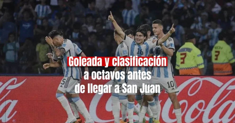 La Sub-20 vapuleó a Guatemala y quedó a un pasito de la clasificación