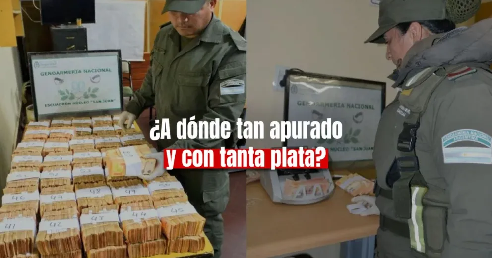 Detuvieron a un empresario que viajaba a Mendoza con más de $82 millones