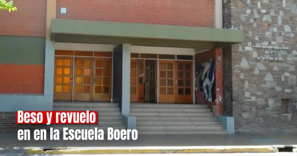 Revuelo por un video de dos alumnos de la Escuela Boero besándose 