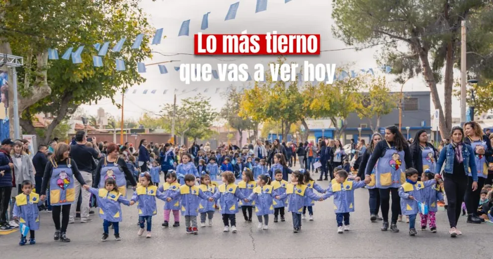 Santa Lucía celebró por adelantado el Día de la Patria