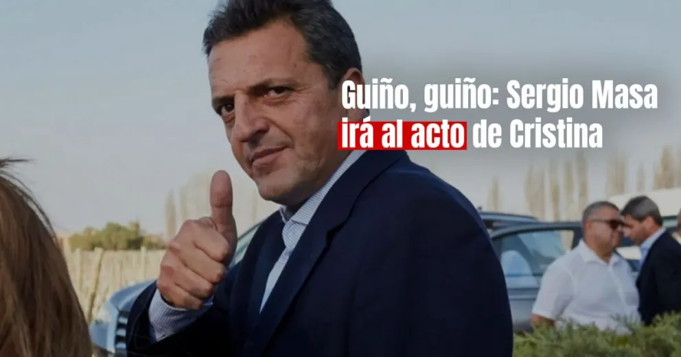 Massa asistirá al acto del 25 de Mayo y acompañará a CFK