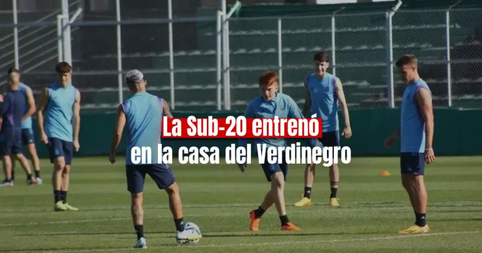 La Sub-20 entrenó en el Hilario Sánchez antes del partido con Nueva Zelanda
