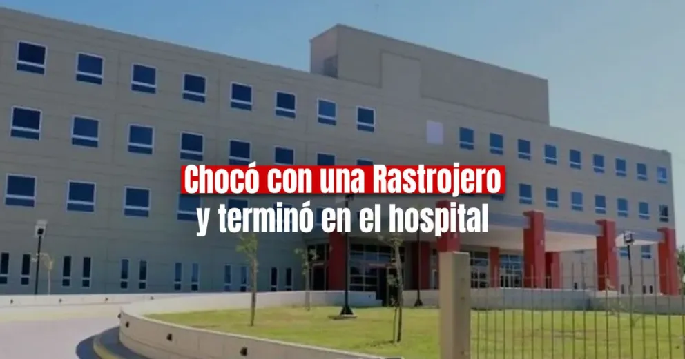 Un motociclista herido en un fuerte choque con una camioneta