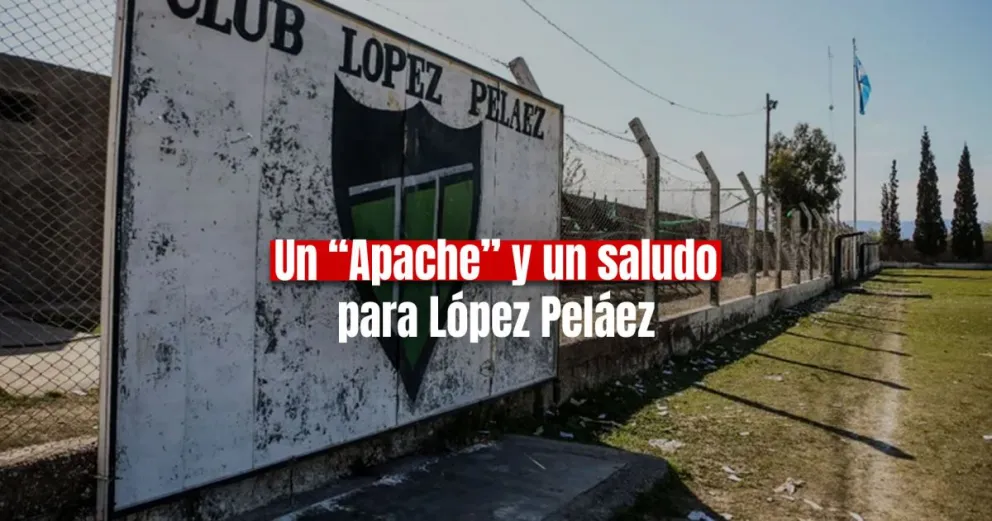 Un ídolo de Boca saludó al Club López Peláez en su aniversario 
