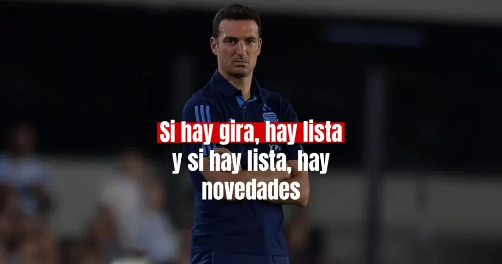 Scaloni dio la lista de convocados para la gira por Asia