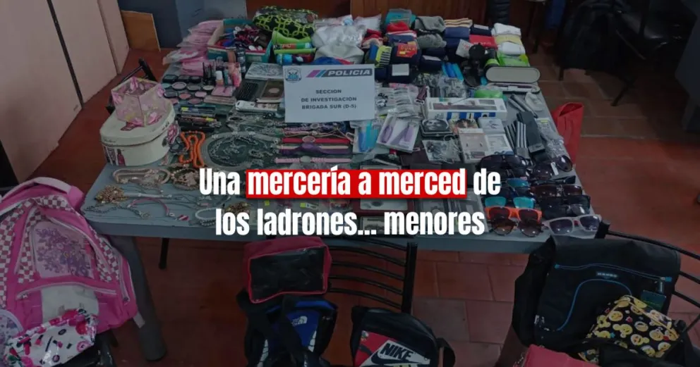 Una pareja de menores de edad detenidos por robar en un local