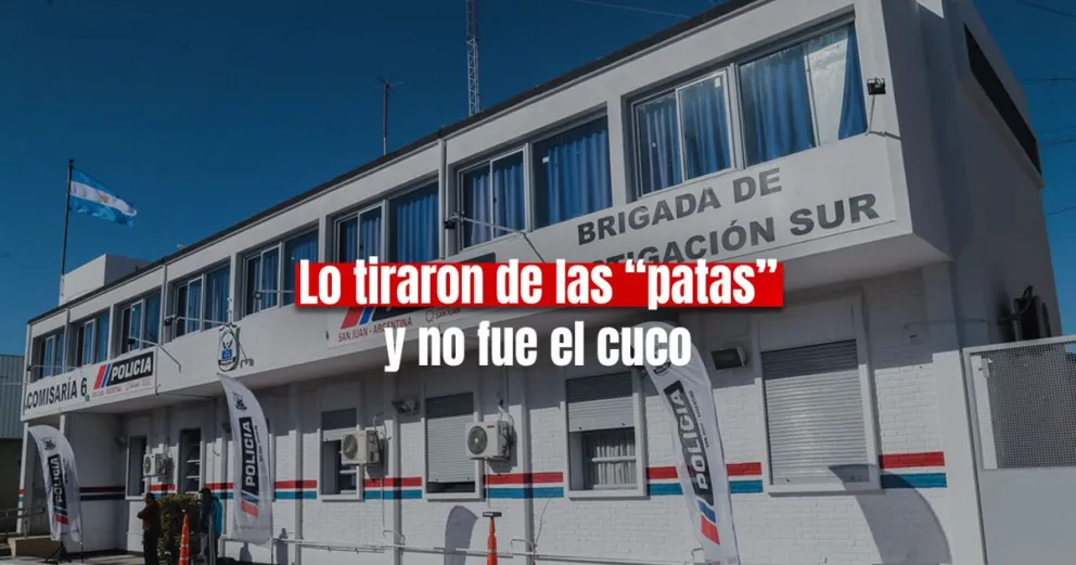 Se metió a un garage a robar, quiso escapar pero lo tiraron de las piernas