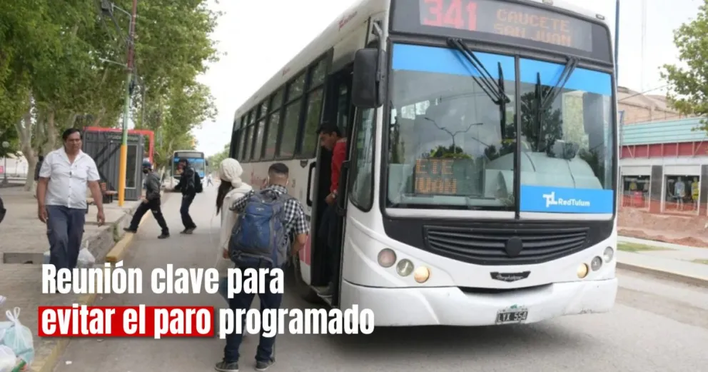 Paro de colectivo: reunión clave para evitar la medida de fuerza prevista para mañana