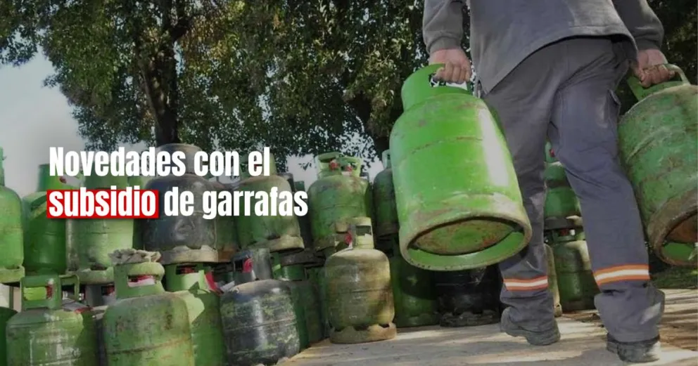 La Secretaría de Energía actualizó el subsidio de garrafas de gas