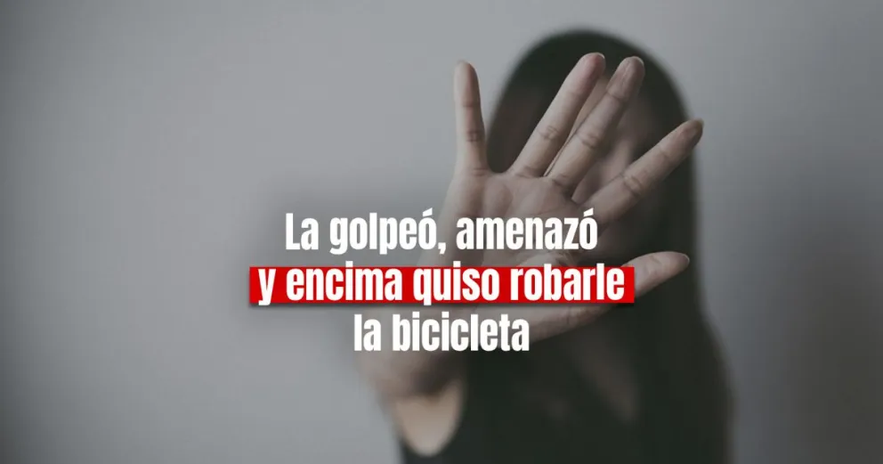 Golpeó a su ex pareja e intentó robarle la bicicleta
