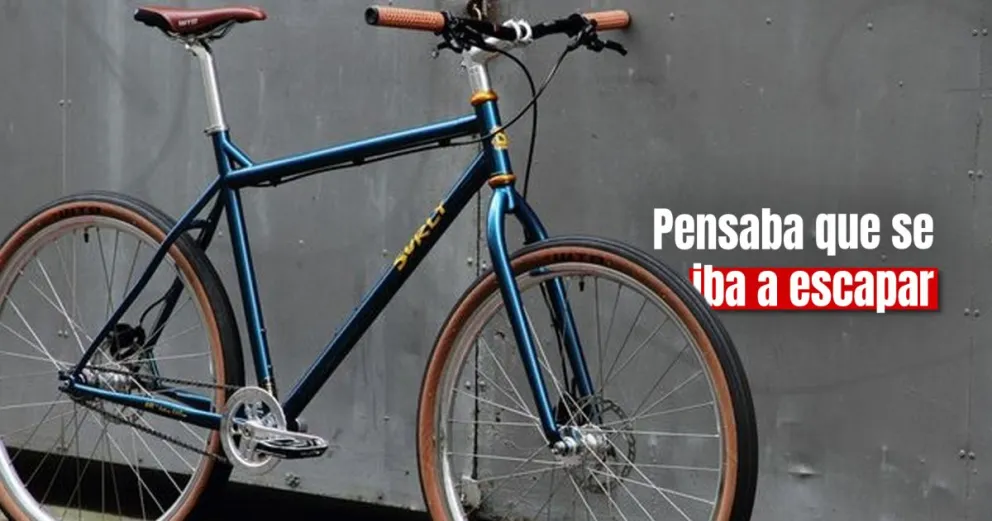 Un ladrón fue detenido por intentar robar una bici