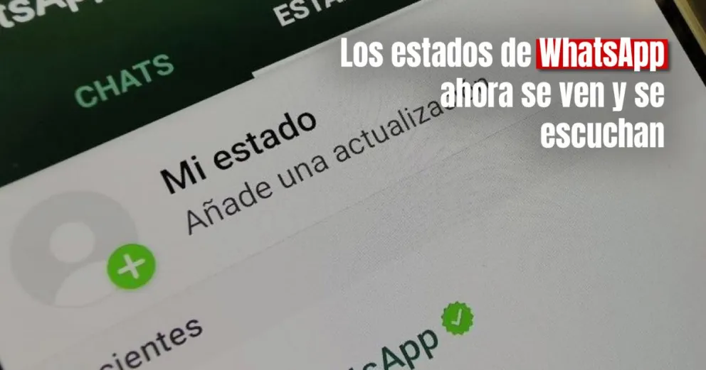 Ahora se pueden poner notas de voz en los estados de WhatsApp 