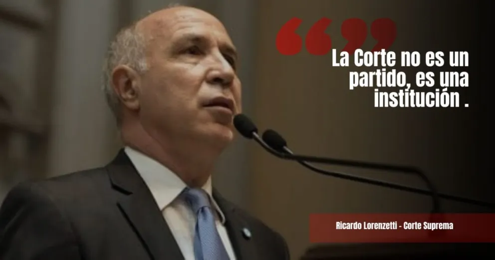 "Hay que ver cada caso", dijo Ricardo Lorenzetti sobre las re-reelección en las provincias