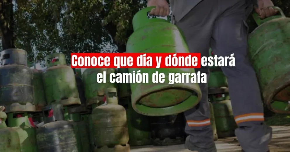 El recorrido completo del camión de la garrafa social en junio
