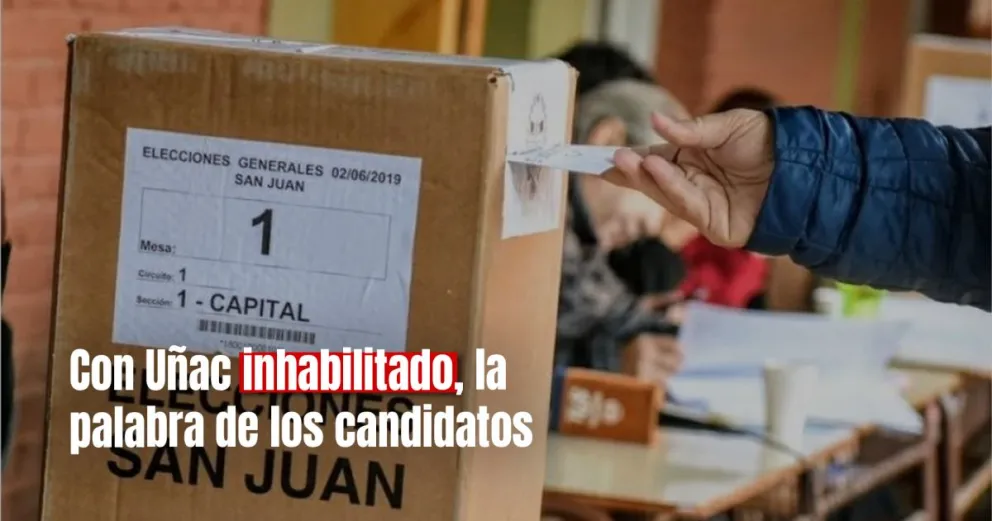 Sin Uñac en el  panorama, la opinión de los demás candidatos a gobernador
