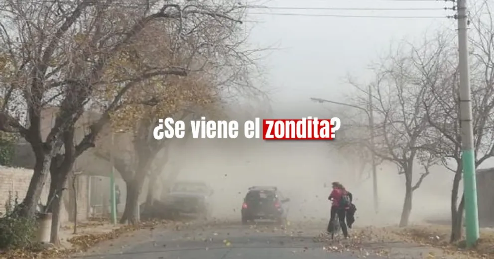 Emitieron alerta por viento Zonda en dos departamentos 