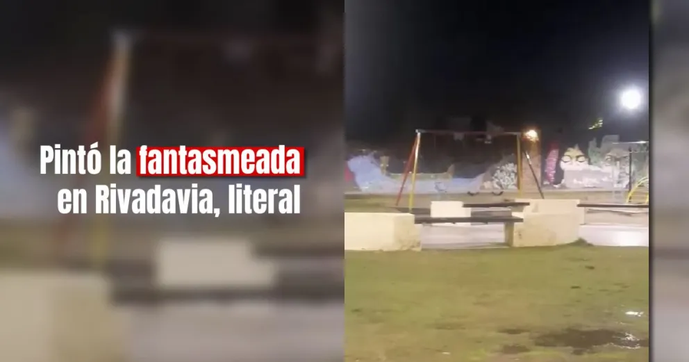 Revuelo en Rivadavia por un columpio que se mueve solo 