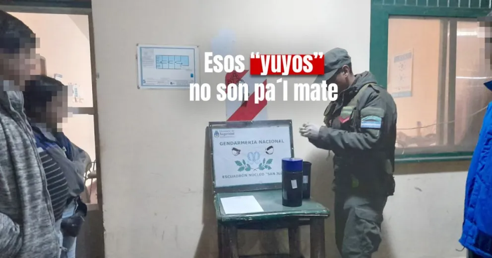 Viajaba hacia San Juan y llegó hasta Caucete: le encontraron frascos con marihuana