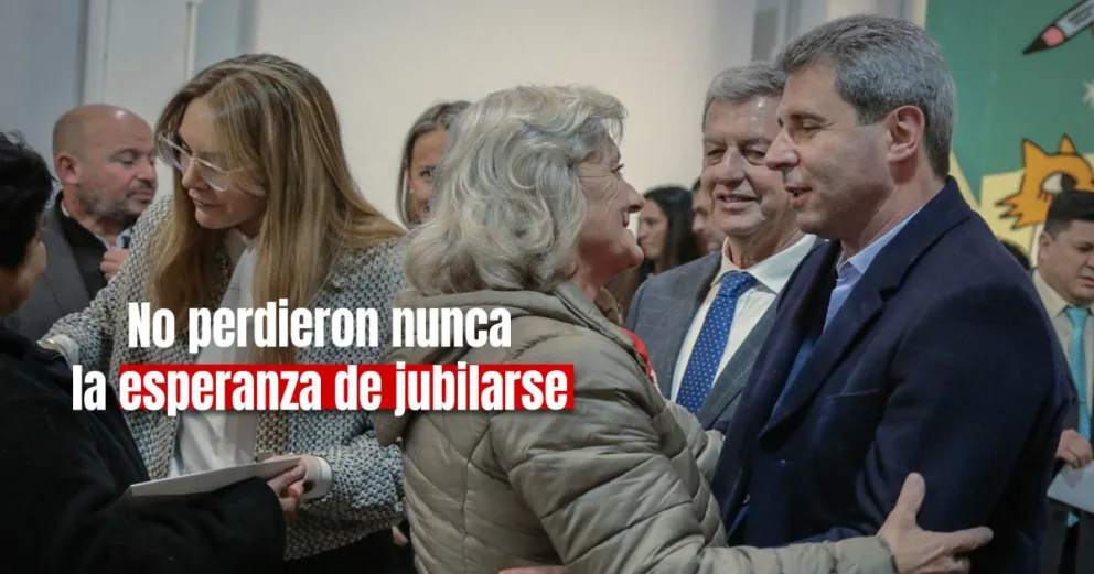 Entregaron 100 jubilaciones a sanjuaninos que realizaron el trámite de la nueva ley de moratoria previsional