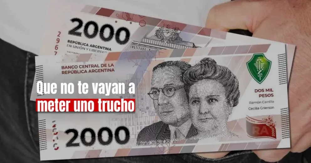 Cómo detectar billetes de $2000 falsos: conocé los tips de seguridad a tener en cuenta