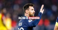 ¿Cómo le dio la despedidao el PSG a Lionel Messi?